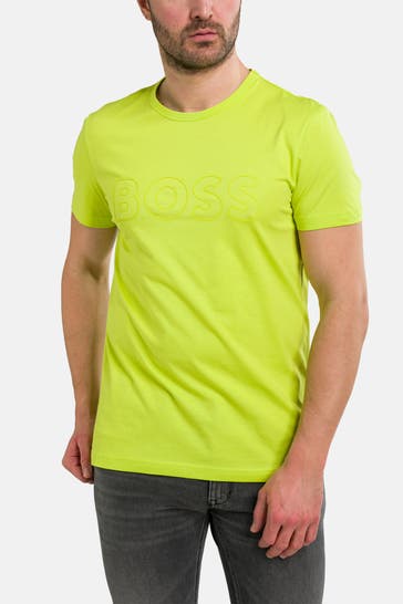 BOSS GREEN T-Shirt 'Teebo' neongrün
