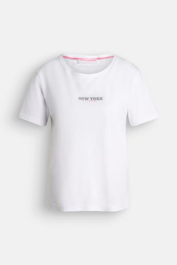 FRIEDA & FREDDIES NY T-Shirt weiß