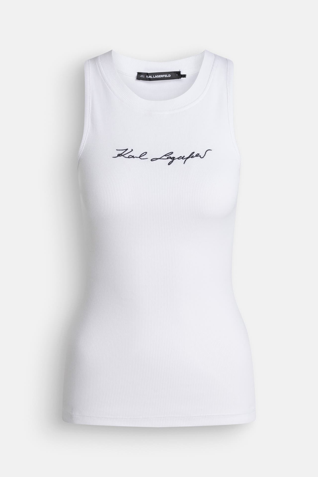 KARL LAGERFELD Top weiß, Bild 1