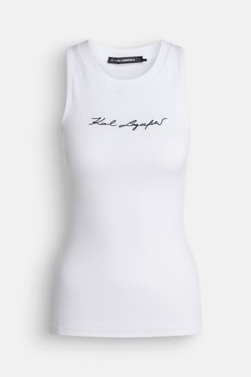 KARL LAGERFELD Top weiß