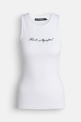 KARL LAGERFELD Top weiß