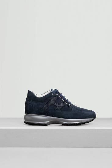 HOGAN - Leder-Sneaker 'Interactive H' marine