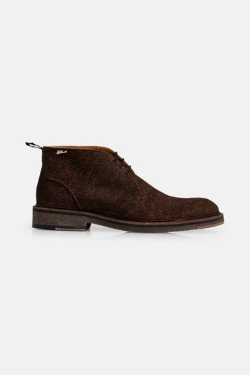 FLORIS VAN BOMMEL Desert-Boots 'Tanker' gemustert