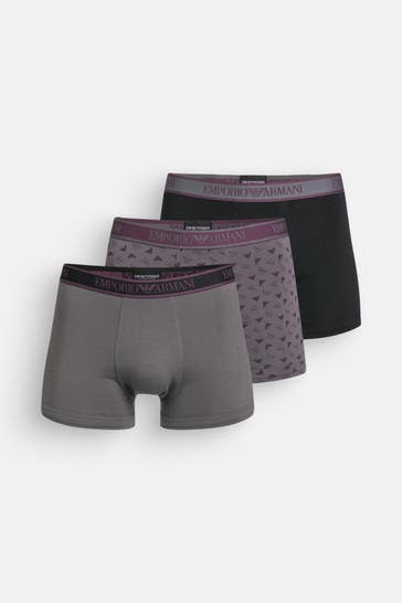 EMPORIO ARMANI 3er-Pack Boxer Trunks mehrfarbig