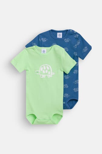 SANETTA 2er-Pack Bodies mehrfarbig