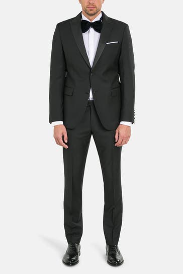 JOOP! Wollmix-Anzug 'Horace' schwarz