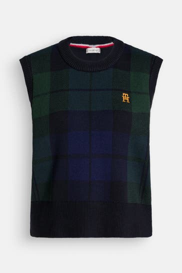 TOMMY HILFIGER Pullunder 'Tartan' kariert