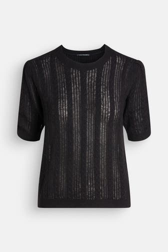 LUISA CERANO Strickshirt schwarz