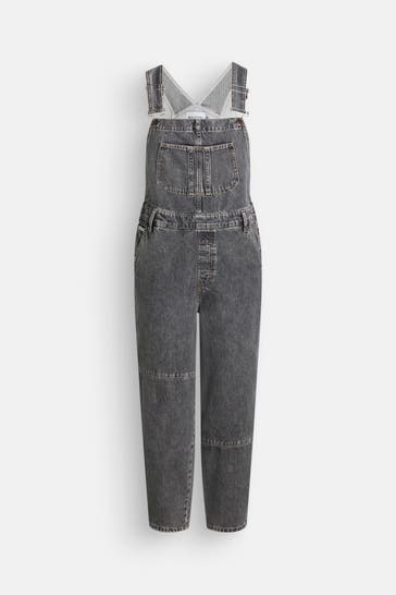 MARC O'POLO DENIM Latzhose dunkelgrau