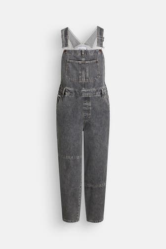MARC O'POLO DENIM Latzhose dunkelgrau