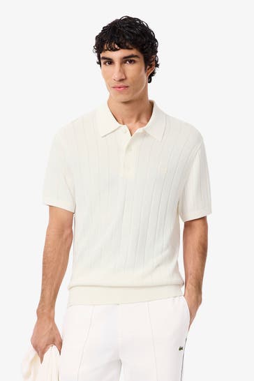 LACOSTE Polo-Shirt weiß