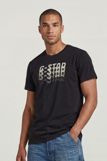 G-STAR T-Shirt schwarz