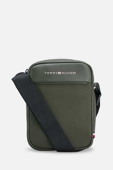 TOMMY HILFIGER Umhängetasche 'Foundation Mini' dunkelgrün
