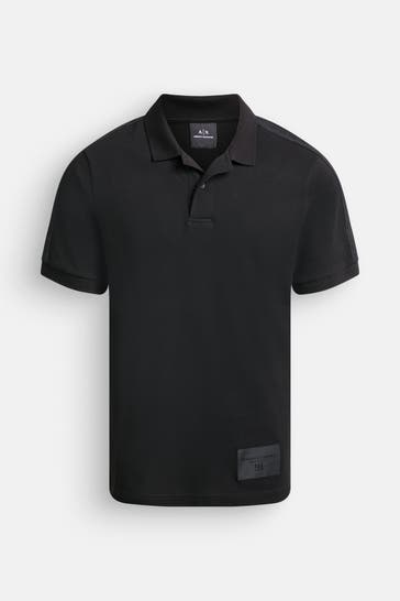 ARMANI EXCHANGE Polo-Shirt schwarz