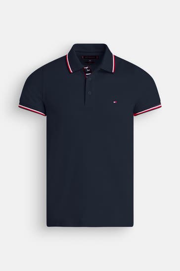 TOMMY HILFIGER Polo-Shirt schwarzblau