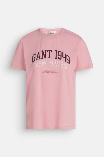 GANT T-Shirt lachs