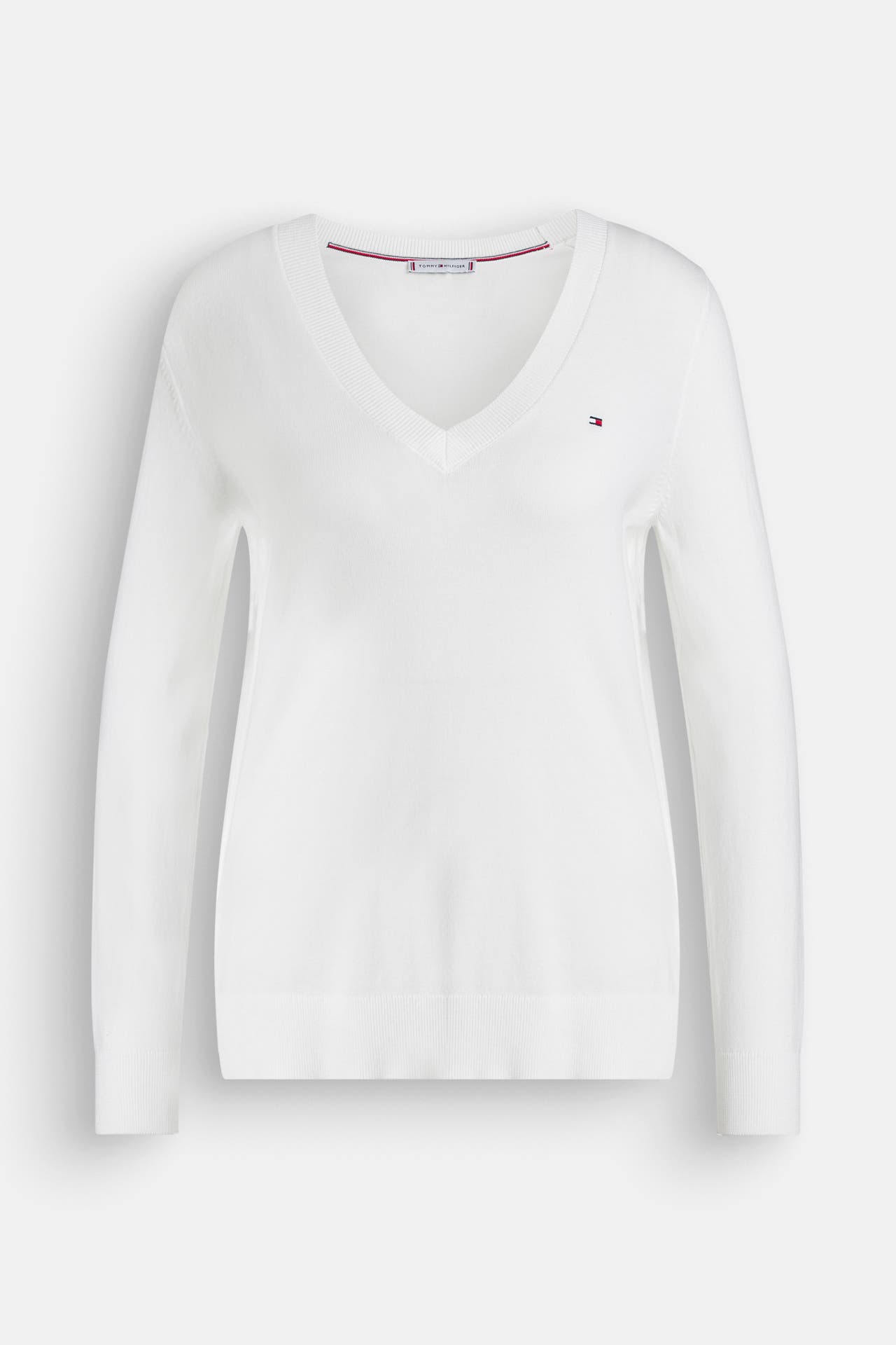 TOMMY HILFIGER Strickpullover weiß, Bild 1