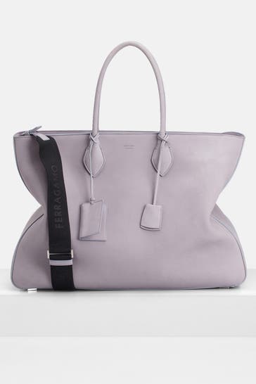 FERRAGAMO Reisetasche 'Star' flieder