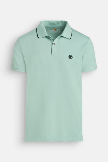 TIMBERLAND - Polo-Shirt 'Millers River' meergrün