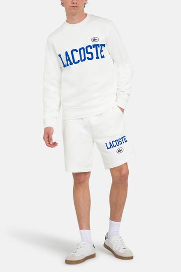 LACOSTE Sweatshirt weiß