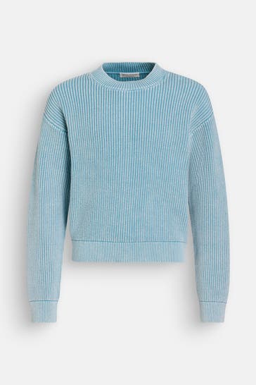 MARC O'POLO Strickpullover blau