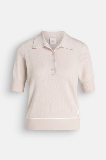 BOGNER Strick-Polo-Shirt 'Maia' creme