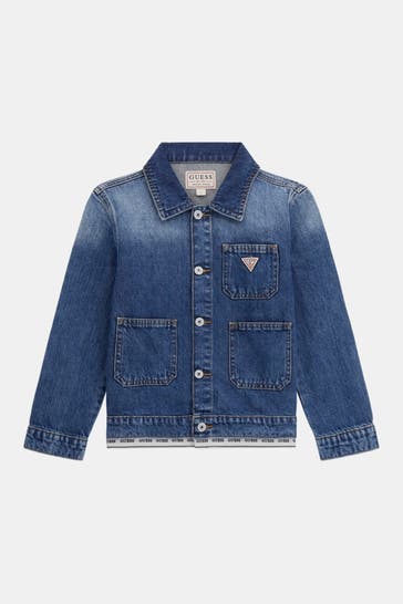 GUESS Jeansjacke dunkelblau