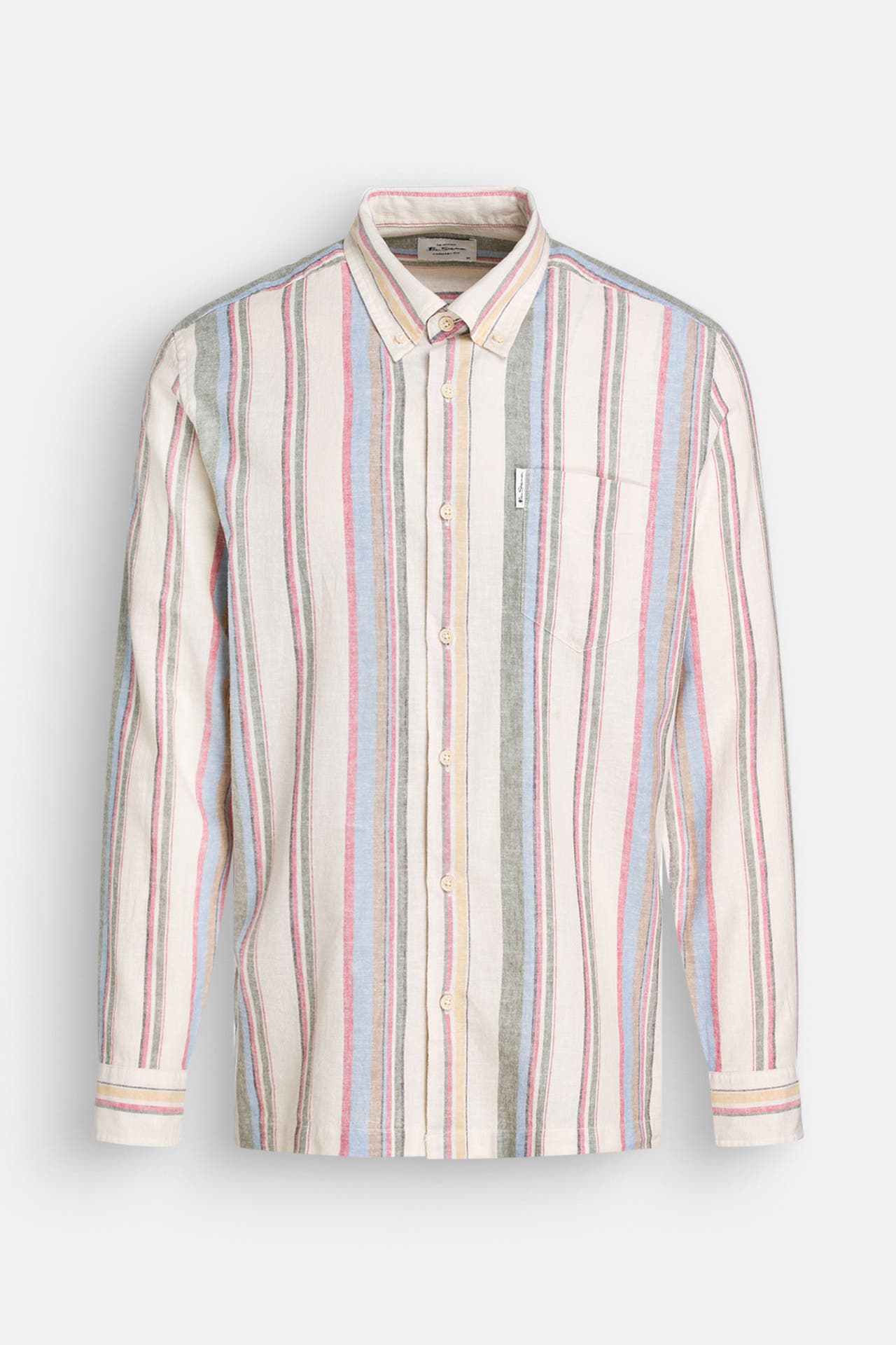 BEN SHERMAN Leinenmix-Hemd Regular Fit, Bild 1
