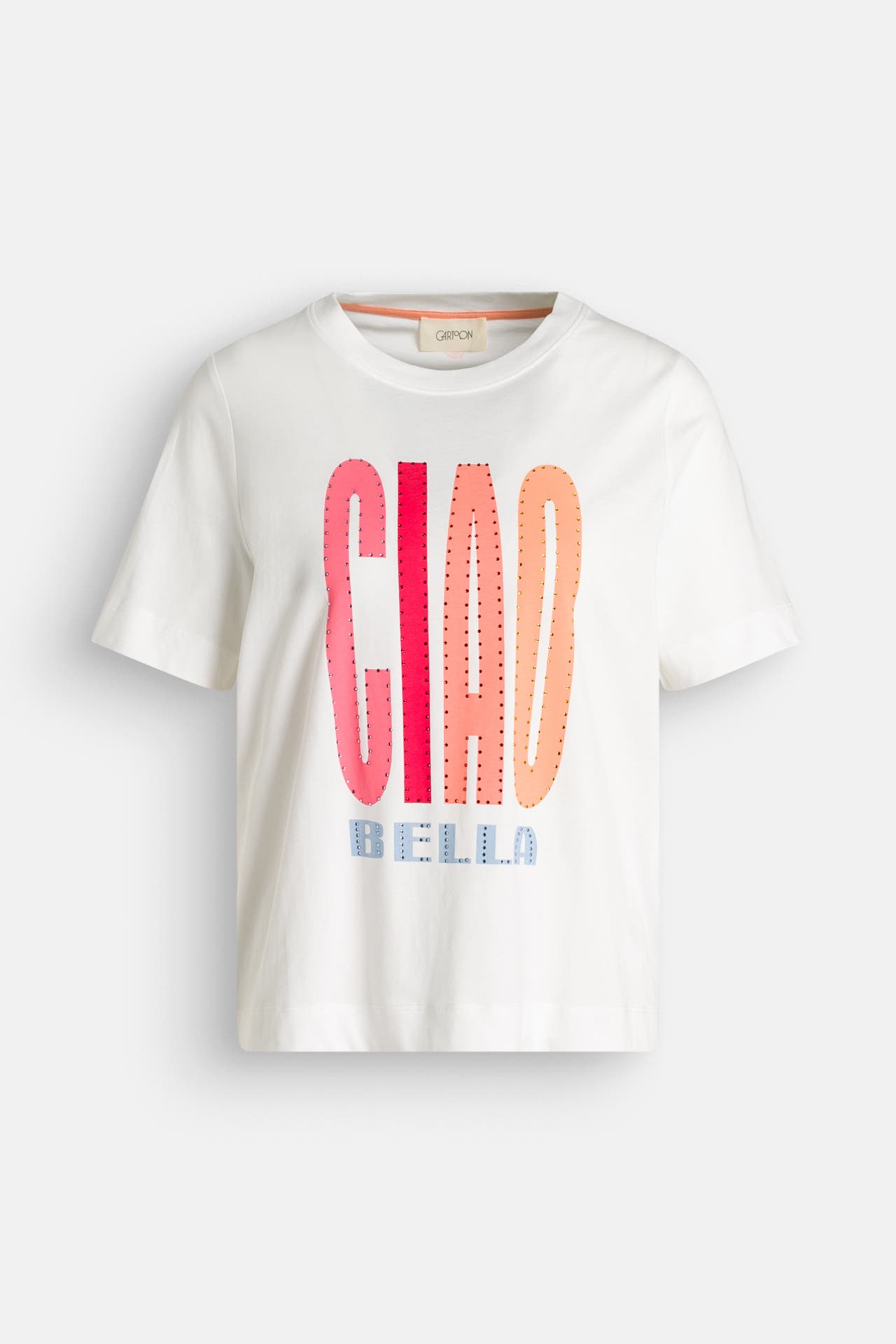 CARTOON T-Shirt weiß, Bild 1