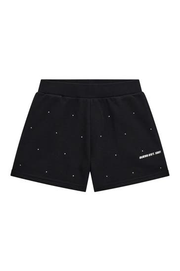 GUESS Sweatshorts schwarz