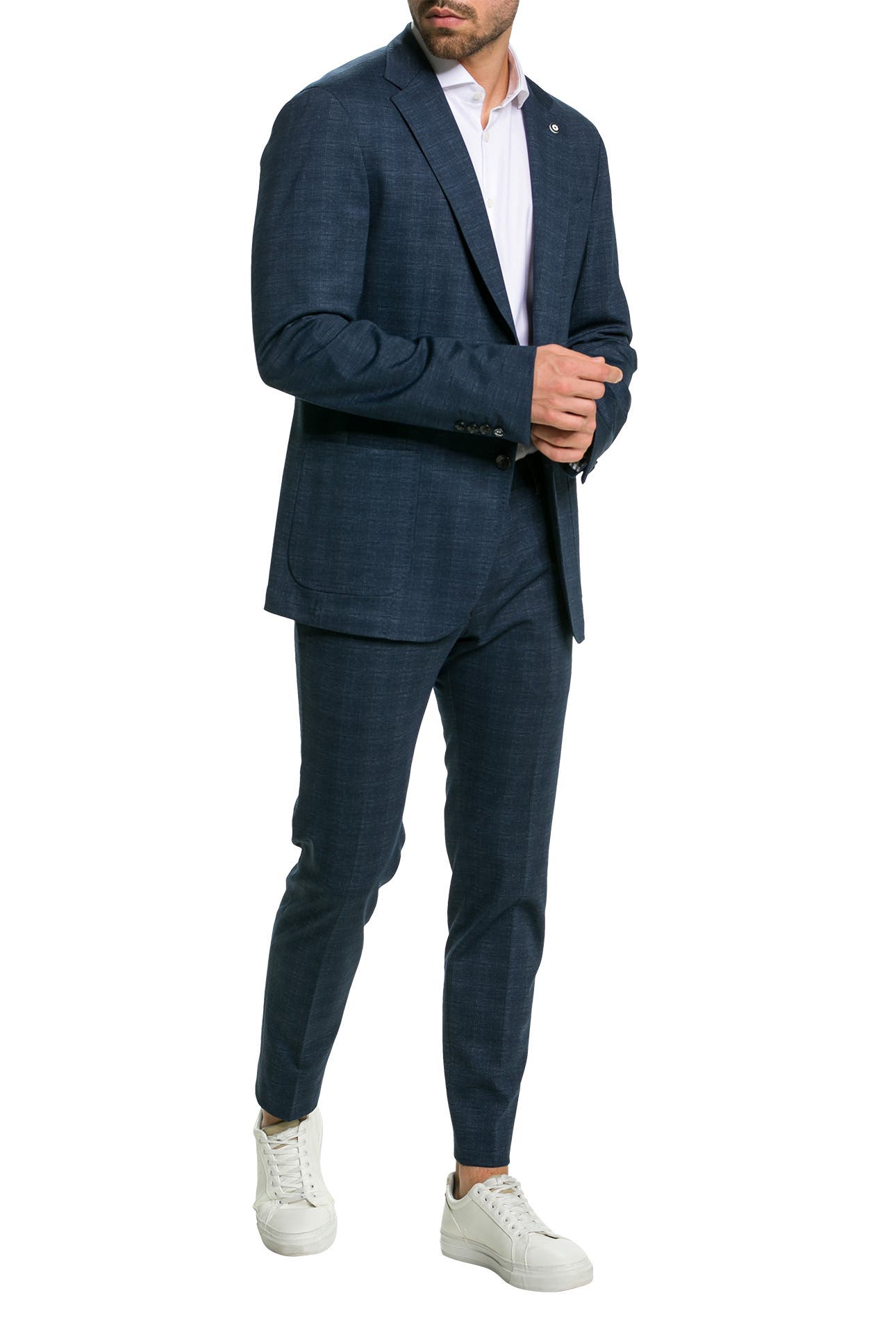 STRELLSON Sakko 'Acon' dunkelblau gemustert, Bild 1