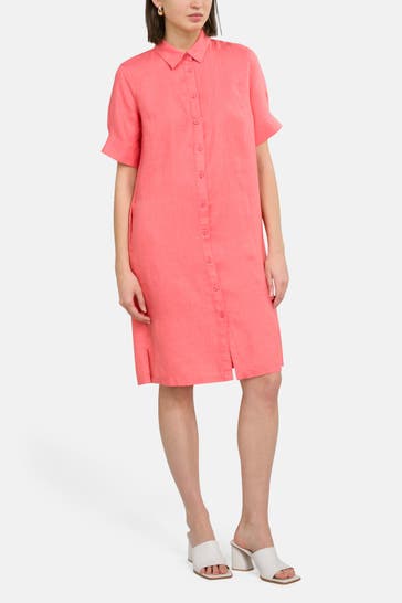 BETTY & CO Leinenkleid koralle
