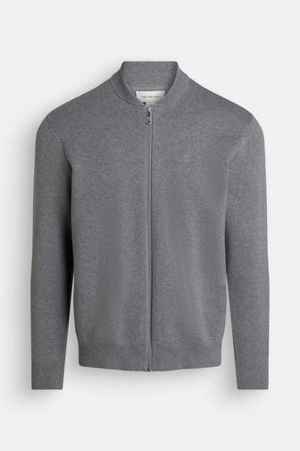 CALVIN KLEIN Strickjacke grau