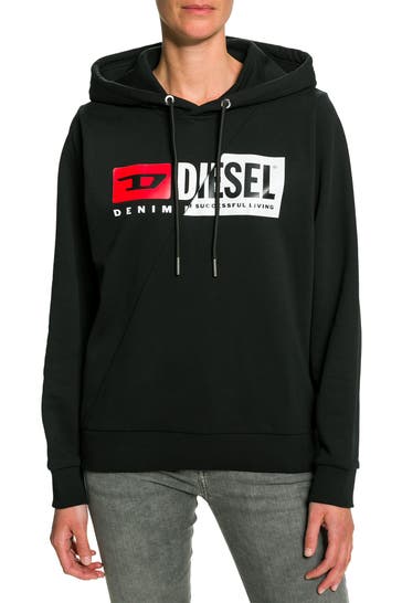 DIESEL Hoodie schwarz