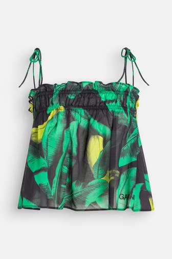 GANNI Top gemustert