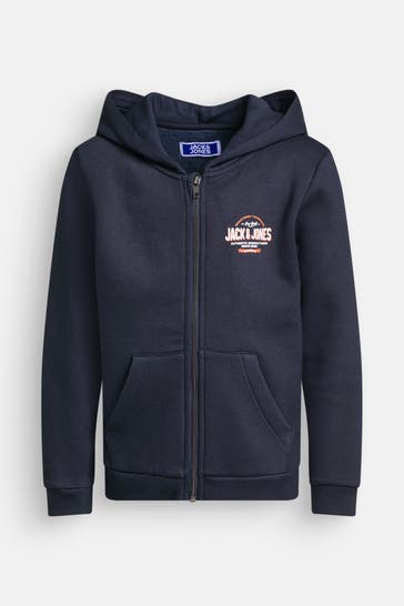 JACK & JONES Sweatjacke navy