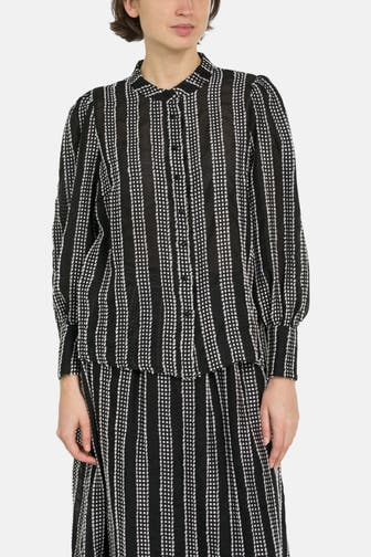 LOLLYS LAUNDRY Casual-Bluse 'Rora' schwarz