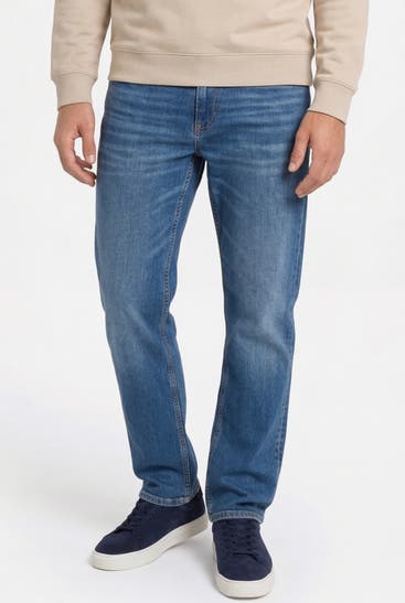 TOMMY HILFIGER - Jeans tapered dunkelblau