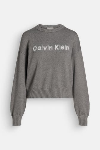 CALVIN KLEIN Strickpullover grau