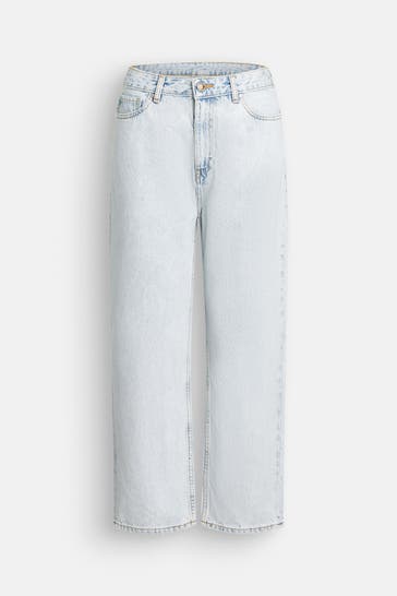 GANNI Jeans hellblau straight