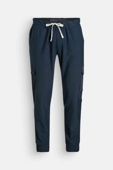 SUPER.NATURAL Cargohose dunkelblau