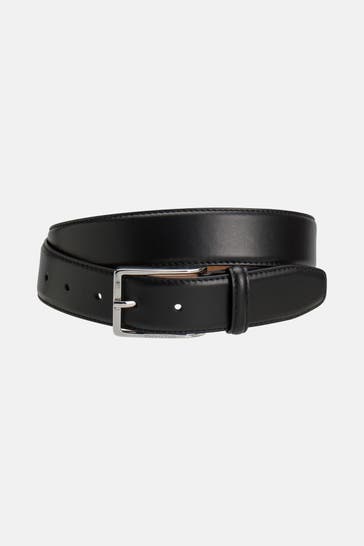 MARC O'POLO Ledergürtel schwarz