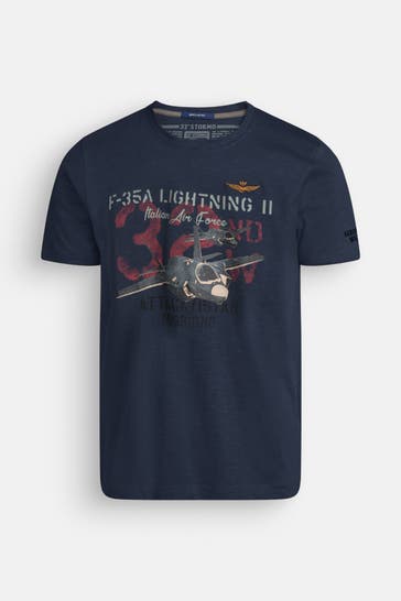 AERONAUTICA MILITARE Dark blue T-Shirt