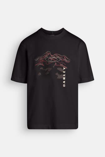 OAKLEY T-Shirt 'Mtn Ridge' schwarz