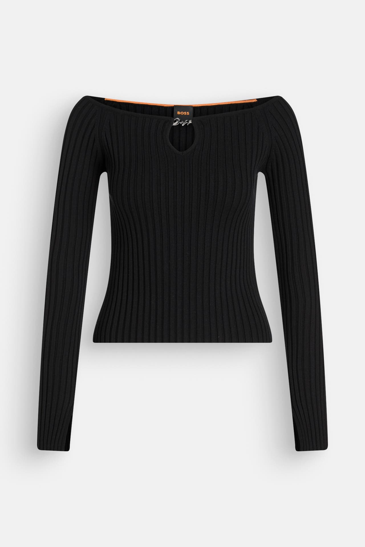 BOSS Strickpullover 'Fayez' schwarz, Bild 1