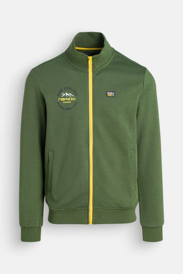 NEW ZEALAND AUCKLAND Sweatjacke 'Moanara' dunkelgrün