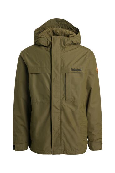 TIMBERLAND - 3 in 1 Jacke oliv