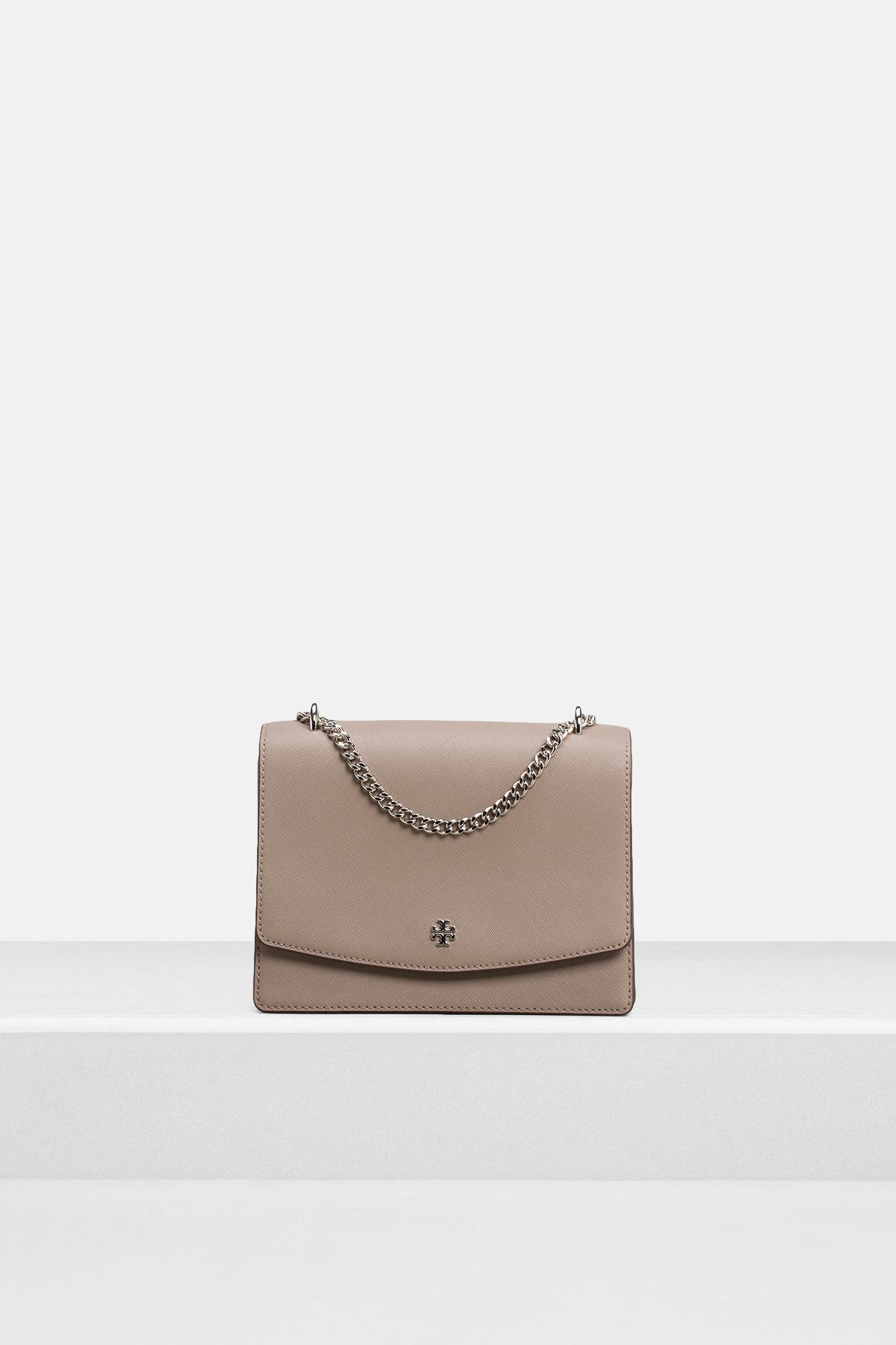 TORY BURCH Umhängetasche 'Emerson' taupe, Bild 1