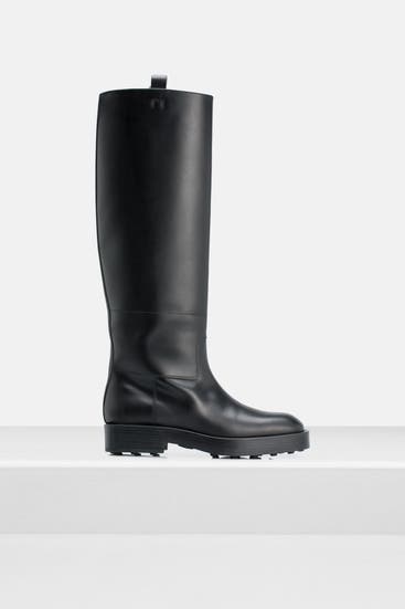 TOD'S - Lederstiefel schwarz