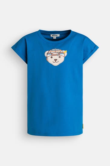 STEIFF T-Shirt 'Mediterranian' blau